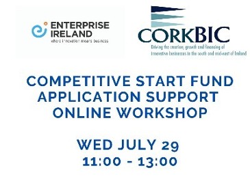 CSF Application Workshop - July 29th - 2hr workshop for both CSF Calls for All Sectors & Women Entrepreneurs