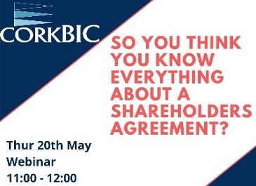Webinar - Think you know everything about a Shareholders Agreement? - May 20 - 11:00 - 12:00